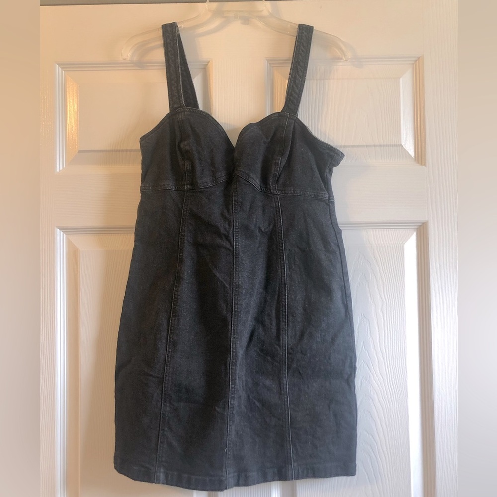 Women’s Miss Selfridge Denim Black Dress